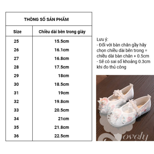 Giày vải cổ trang cho bé gái màu trắng thêu hoa hồng Giày vải cổ trang cho bé gái màu trắng thêu hoa hồng