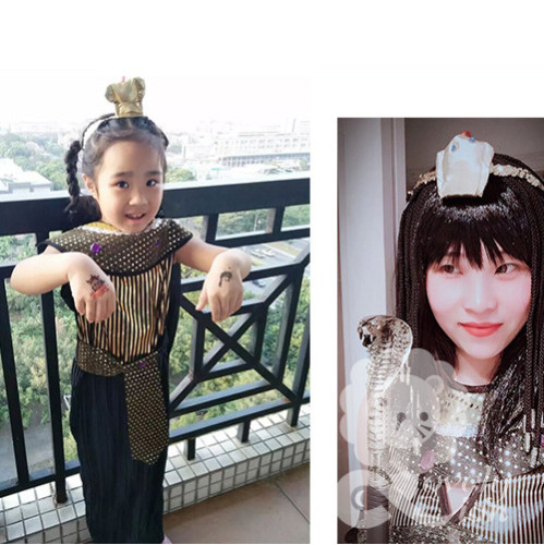 Bộ 6 món hóa trang nữ hoàng Ai Cập, trang phục Halloween