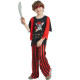 Bộ hóa trang cướp biển màu đỏ đen + phụ kiện, trang phục Halloween Bộ hóa trang cướp biển màu đỏ đen + phụ kiện, trang phục Halloween