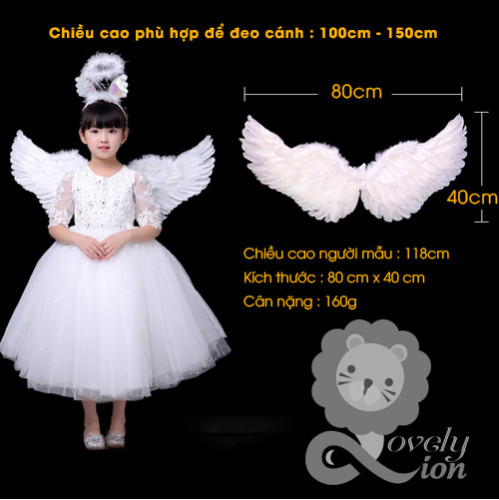 Combo 3 món hoá trang thiên thần mùa lễ hội Halloween Combo 3 món hoá trang thiên thần mùa lễ hội Halloween