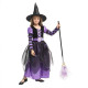 Bộ váy hóa trang phù thủy màu tím và cam+mũ (không kèm chổi) - trang phục Halloween