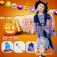 Bộ váy hóa trang phù thủy 4 món cho bé gái, trang phục Halloween