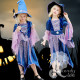 Bộ váy hóa trang phù thủy 4 món cho bé gái, trang phục Halloween
