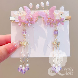 Combo 2 kẹp tóc cổ trang cho bé gái (K34)