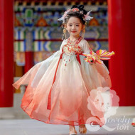 Bộ váy công chúa phong cách cổ trang cho bé gái