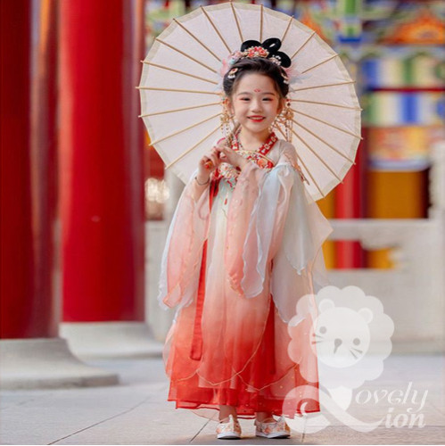 Bộ váy công chúa phong cách cổ trang cho bé gái Bộ váy công chúa phong cách cổ trang cho bé gái