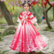 Đầm công chúa màu đỏ thêu hoa cho bé gái(không kèm khăn choàng) Đầm công chúa màu đỏ thêu hoa cho bé gái(không kèm khăn choàng)