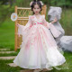 Đầm công chúa màu hồng cam thêu hoa cho bé gái (không kèm khăn choàng) Đầm công chúa màu hồng cam thêu hoa cho bé gái (không kèm khăn choàng)