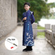 Hán phục nam màu xanh dương cho bé + tặng phụ kiện như hình Hán phục nam màu xanh dương cho bé + tặng phụ kiện như hình