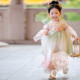 Đầm hán phục công chúa màu xanh cho bé gái(không kèm phụ kiện)