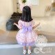 Bộ váy công chúa Lolita màu hồng tím cho bé gái+tặng băng đô như hình Bộ váy công chúa Lolita màu hồng tím cho bé gái+tặng băng đô như hình