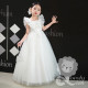 Đầm công chúa màu trắng đính kim sa+tặng băng đô Đầm công chúa màu trắng đính kim sa+tặng băng đô