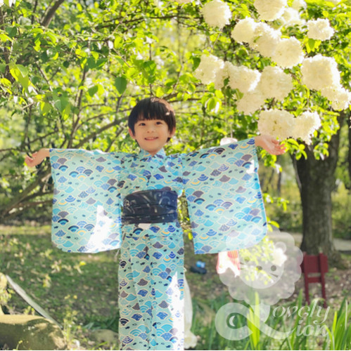 Bộ áo Kimono, Yukata cho bé trai (T3) Bộ áo Kimono, Yukata cho bé trai (T3)