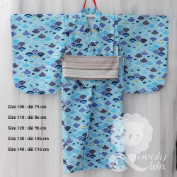 Bộ áo Kimono, Yukata cho bé trai (T3)