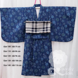 Bộ áo Kimono, Yukata cho bé trai (T5)