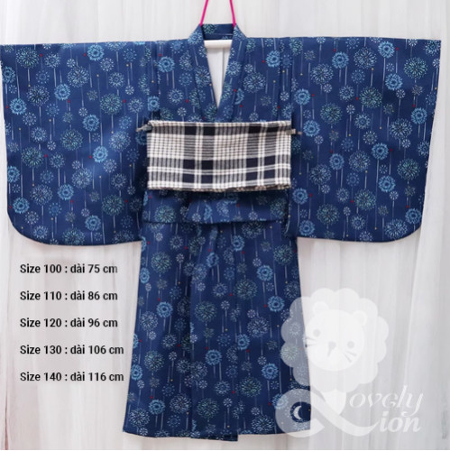 Bộ áo Kimono, Yukata cho bé trai (T5) Bộ áo Kimono, Yukata cho bé trai (T5)