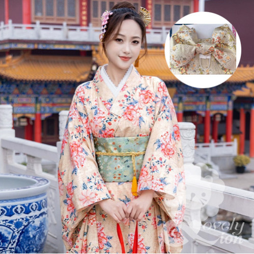 Bộ áo Kimono, Yukata cho nữ (W34) Bộ áo Kimono, Yukata cho nữ (W34)