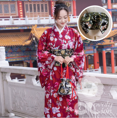 Bộ áo Kimono, Yukata cho nữ (W13) Bộ áo Kimono, Yukata cho nữ (W13)
