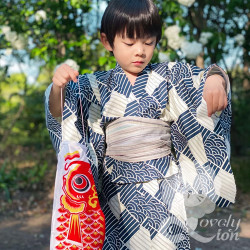 Bộ áo Kimono, Yukata cho bé trai (T6)